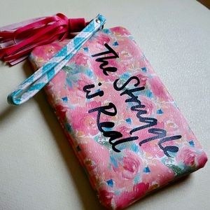 The Struggle is Real Wristlet